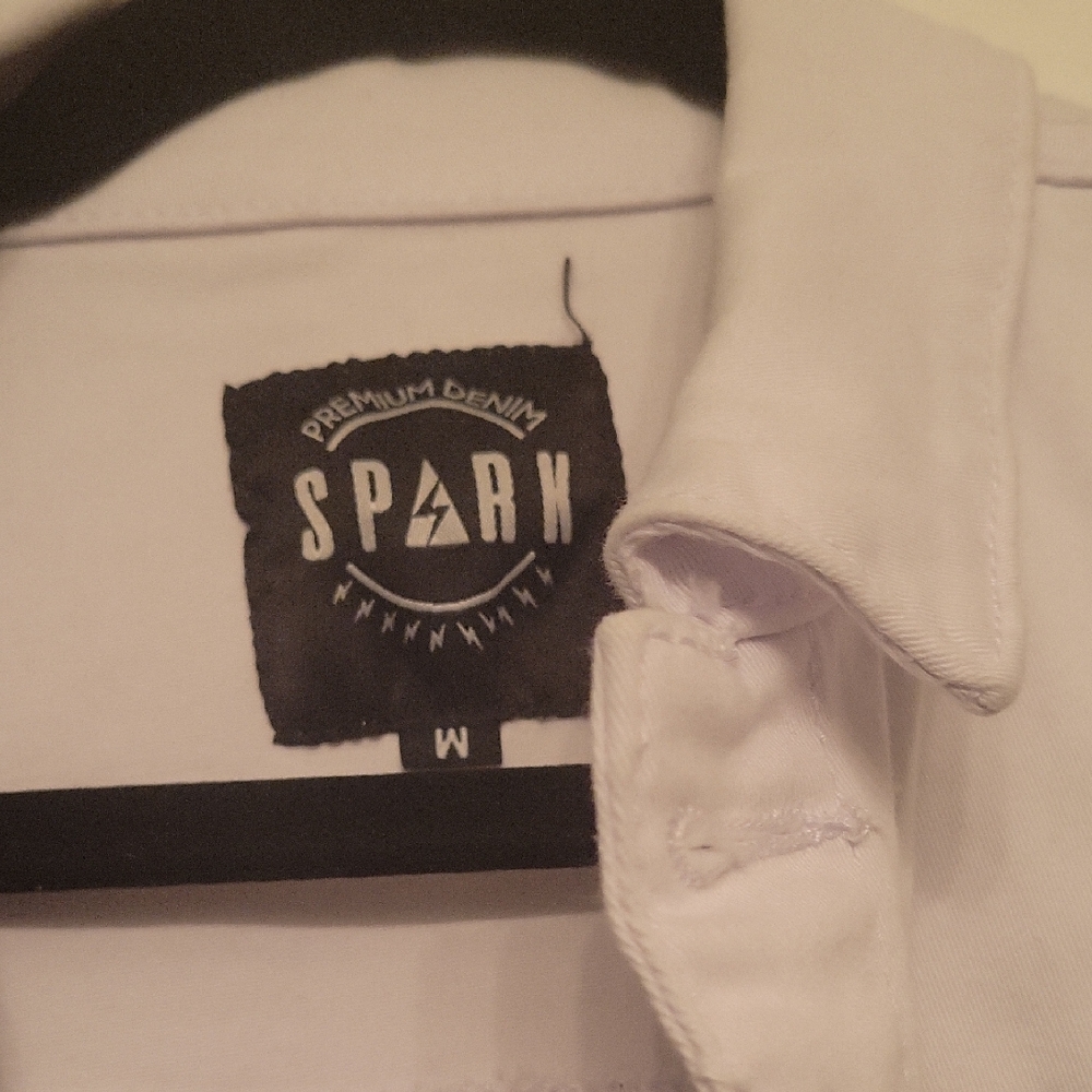 SPARK Men's White Jacket